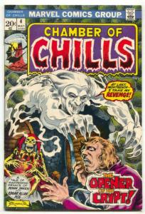 Chamber Of Chills #4 1973- Marvel Horror- Frank Brunner VF 