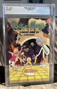 Static: Season One #1 (2021) DC Milestone CBCS 9.8 White Martinbrough Variant