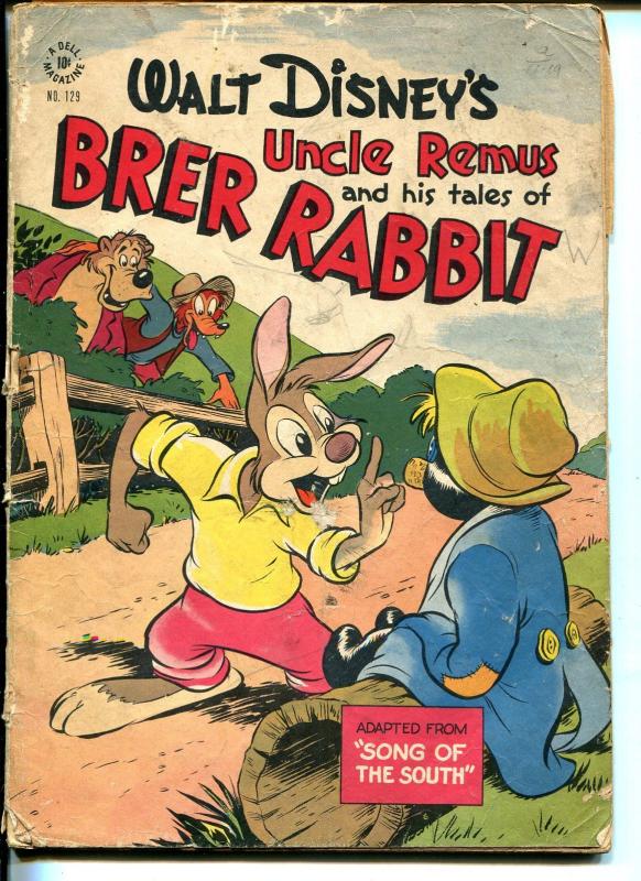 Uncle Remus Tales of Brer Rabbit-Four Color Comics #129 1946 Dell-Walt Disney-G-