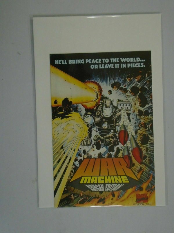 War Machine #1 Ashcan edition 6.0 FN price tag on rear (1994 1st Series)