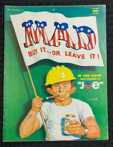 1971 MAD Humour Parody Magazine #144 VG 4.0 Alfred E Neuman
