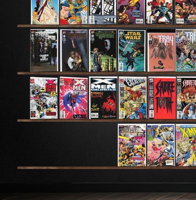 Huge Lot 140+ Comics with The Flash, Cable, X-Man, Resurrection Man & More!