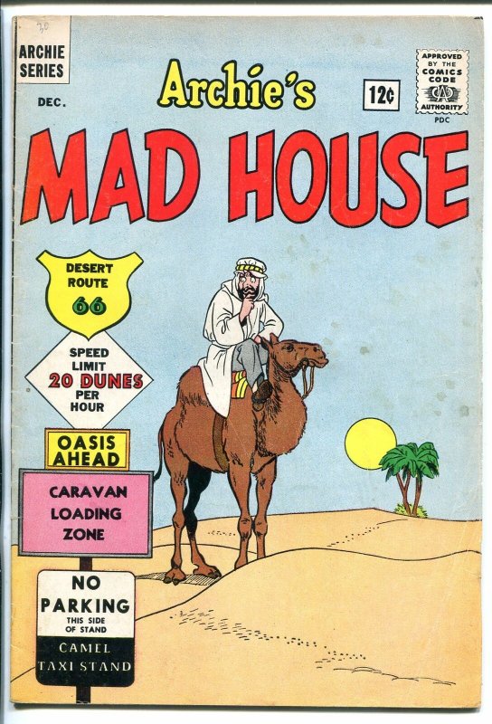ARCHIE'S MAD HOUSE #30 1963-FULL PAGE SABRINA-ARAB-CAMEL-CAPTAIN SPROCKET-vg