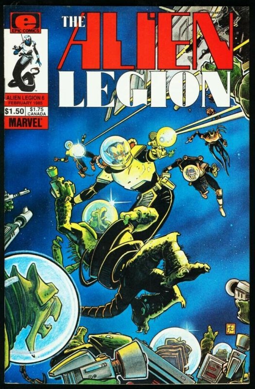 ALIEN LEGION #6-MARVEL/EPIC COMICS-FRANK CIROCCO NM