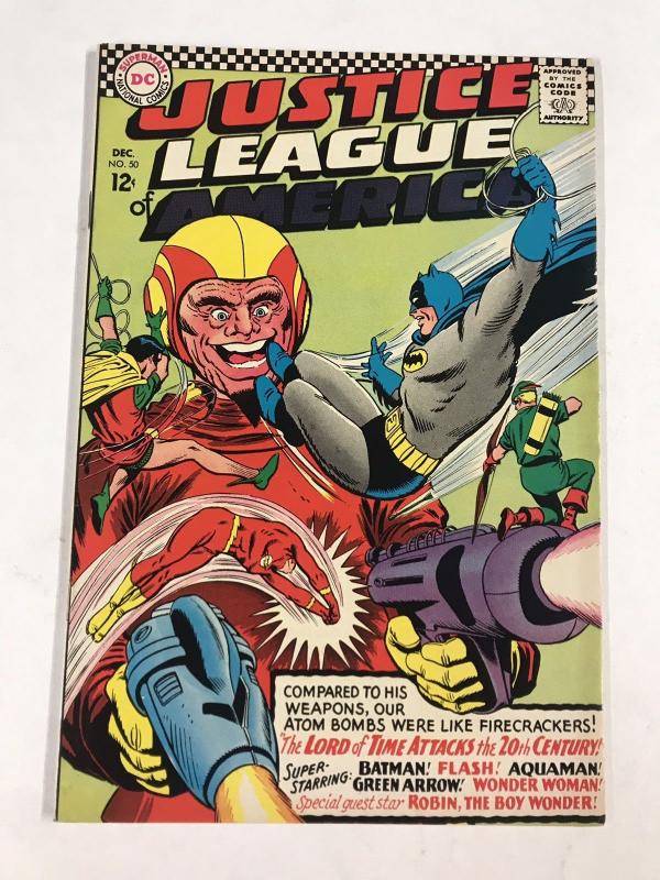 Justice League Of America 50 9.0 Vf/nm Very Fine Near Mint Dc Silver Age