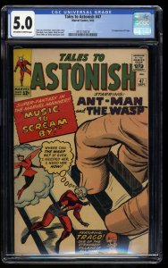 Tales To Astonish #47 CGC VG/FN 5.0 Off White to White Ant-Man and the Wasp!