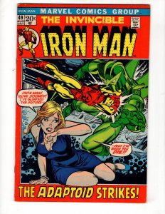 Iron Man #49 (1972) THE ADAPTOID STRIKES! Classic Bronze Age MARVEL / ID#623