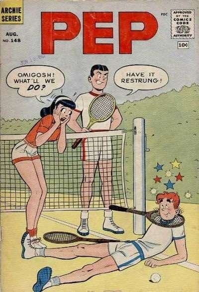 Pep #148 POOR ; Archie | low grade comic August 1961 Tennis