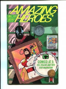 Amazing Heroes #123 - Frank Thorne Cover (5.0/5.5) 1987
