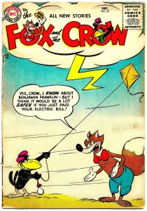 FOX AND THE CROW #29 (Dec1955) 3.5 , twVG-  36 Pages of Madcap Jim Davis Hijinx!