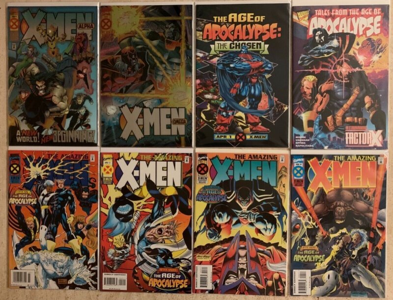 X-MEN: AGE OF APOCALYPSE LOT OF 49: AMAZING, ASTONISHING, FACTOR X, RISE + MORE!