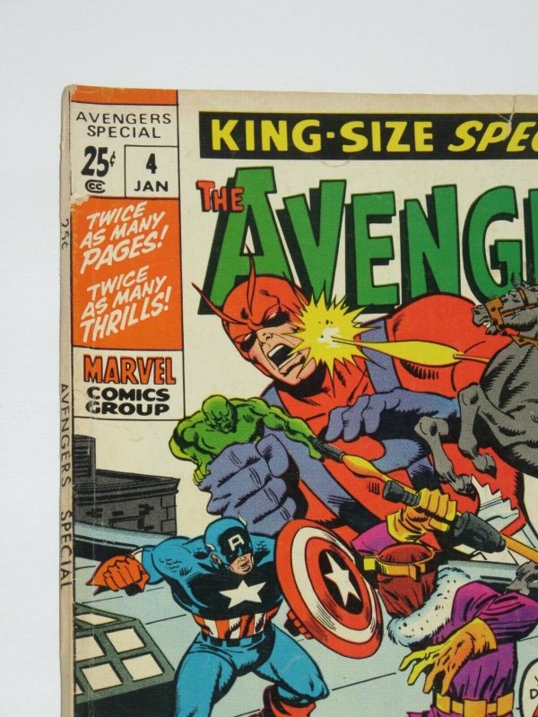 Avengers King-Size Special #4 1971 Marvel Comics GD/VG