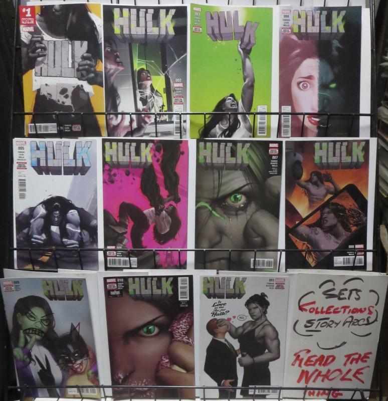 HULK (MARVEL, 2017) #1-11 COMPLETE! VF-NM Mariko Tamaki, Nico Leon! She-Hulk!