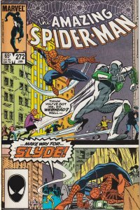 The Amazing Spider-Man # 272 VF/NM Marvel 1986 1st Appearance Of Slyde [T6]