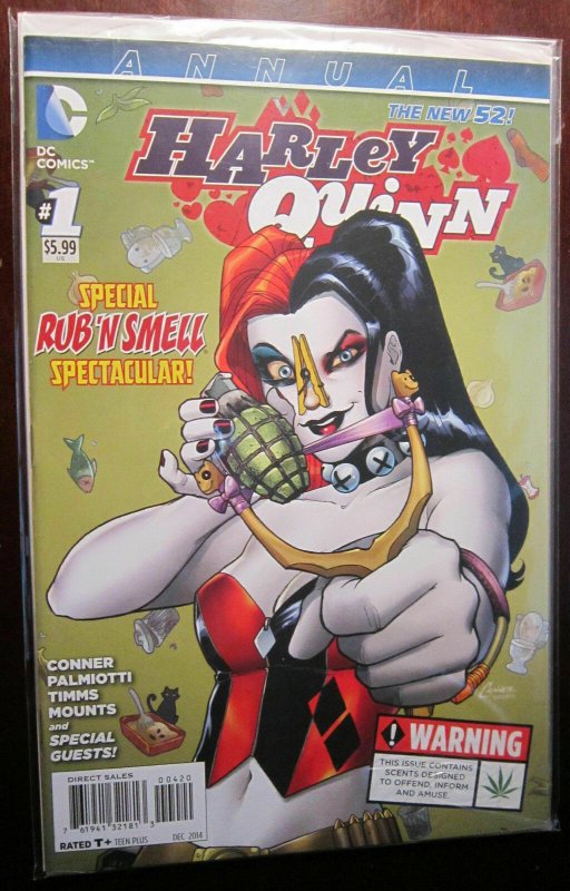 Harley Quinn ANN #1C 8.0 VF Not available for international purchase due (2014)