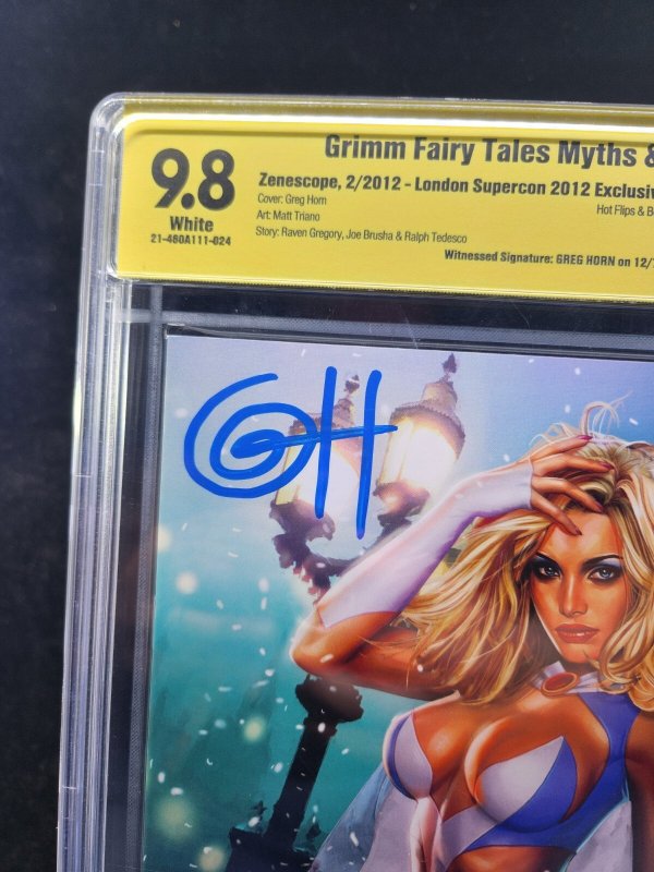 GFT: Myth & Legends #13 - Signed Greg Horn / London SuperCon - CBCS 9.8 - 2012
