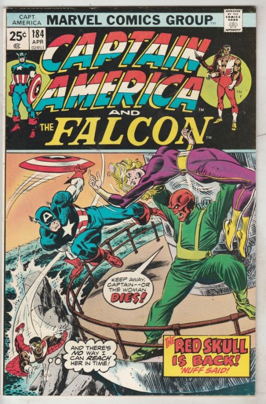 Captain America #184 (Apr-75) VF/NM High-Grade Captain America