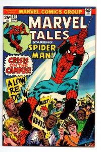 Marvel Tales #51 - reprints Amazing Spider-man #68 -Crisis on Campus - 1974 - VF