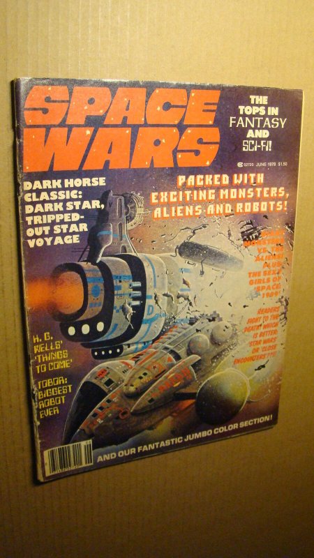 SPACE WARS JUNE 1978 *SOLID COPY* MONSTERS ALIENS ROBOTS DR. WHO CLASH TITANS