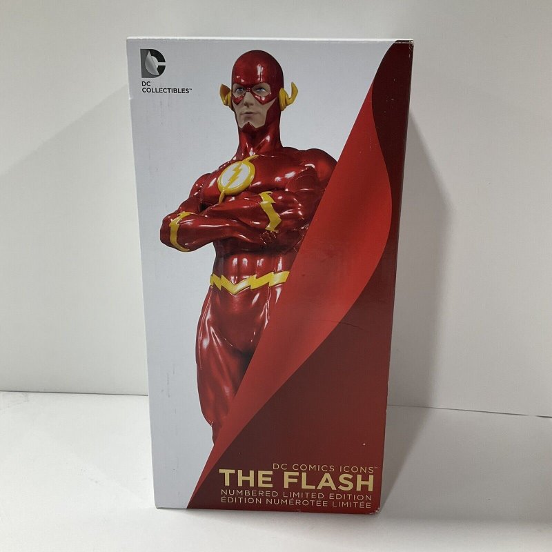 DC COMICS ICONS FLASH STATUE GENTLE GIANT STUDIOS LIMITED 3505/5200 W/BOX  