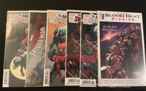 THE AMAZING SPIDER-MAN: BLOOD HUNT  #1, 2, 3, BLOODHUNT DIARIES, VFNM Condition