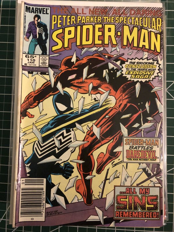 Spectacular Spider-Man 110 111 112 114 115 118 (x2) 119 122 124 125 126 127 128