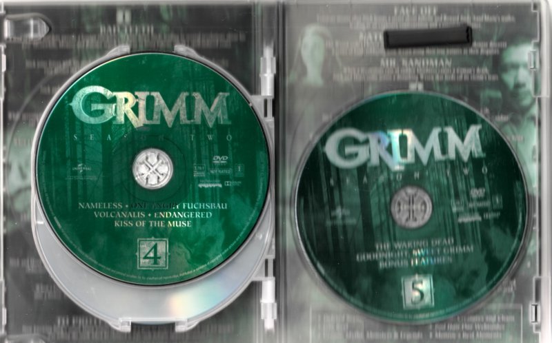 Grimm Season 2 DVD Series by Buffy and Angel Co-producer