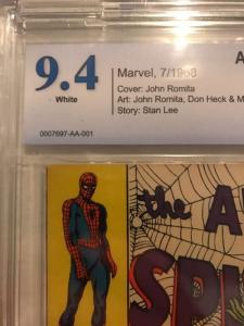 Amazing Spider-man 62 CBCS 9.4 White Pages Medusa Appearance