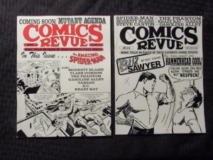 1994 COMICS REVUE Magazine #93 FVF #114 VG LOT of 2 Spider-Man Flash Gordon