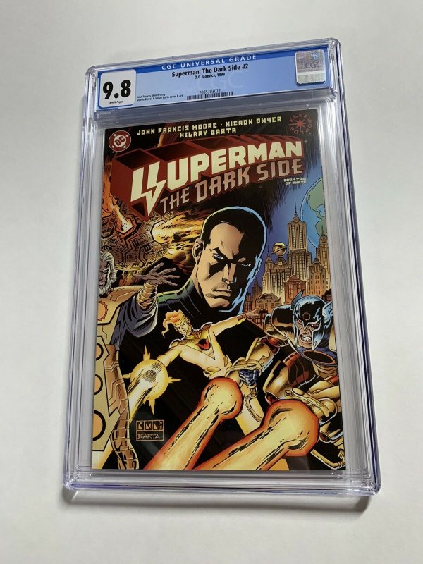 Superman The Dark Side 1 And 2 Cgc 9.8 White Pages Dc Comics