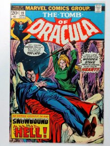 Tomb of Dracula 19, W/Value Stamp - Blade App 