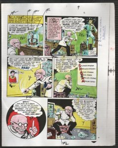 Hand Painted Color Guide-Capt Marvel-Shazam-C35-1975-DC-page 9-Sivana-Beck-VG