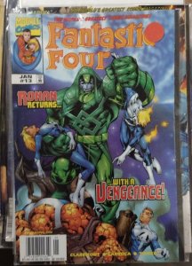 Fantastic Four  # 13  1999  MARVEL DISNEY LEGACY 442     newstand variant ronan