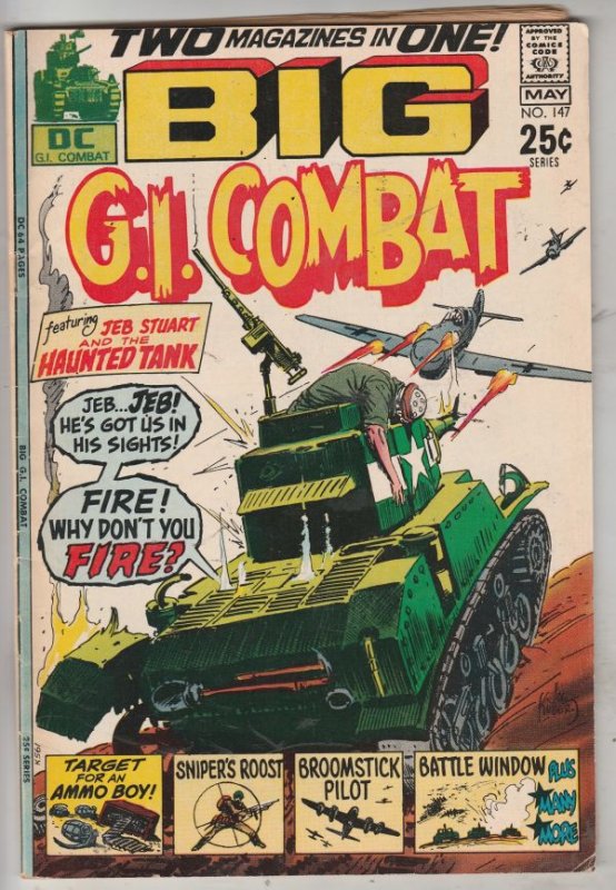 G.I. Combat #147 (May-71) FN/VF Mid-High-Grade The Haunted Tank