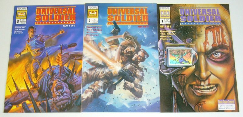 Universal Soldier #1-3 VF/NM complete series based on Jean-Claude Van Damme film