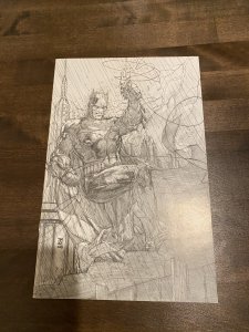 Justice League #1 sketch cover Jim lee