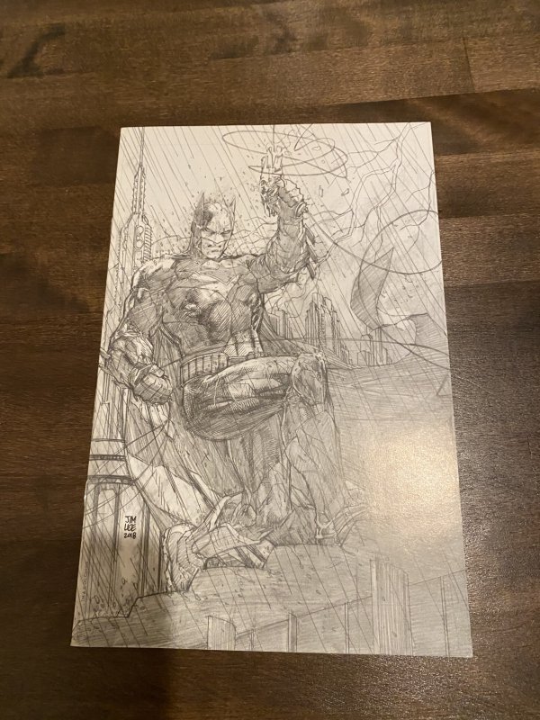 Justice League #1 sketch cover Jim lee