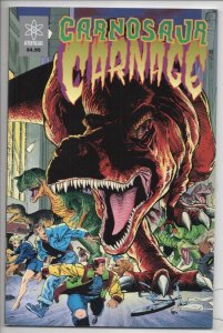 CARNOSAUR CARNAGE #1, NM, 1993, Dinosaurs, Big in Japan story