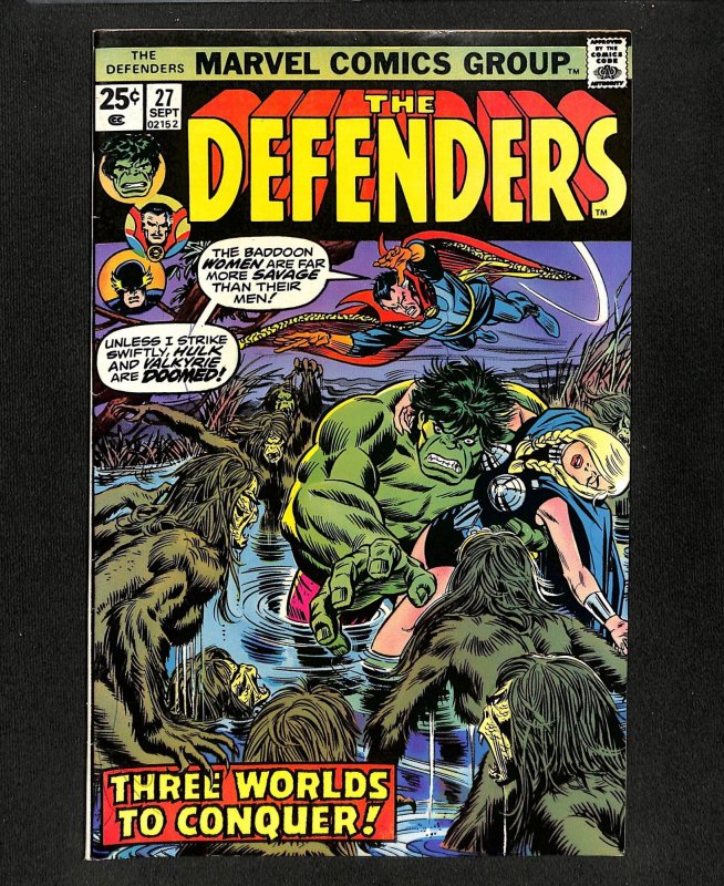 Defenders #27 1st Cameo of Starhawk!