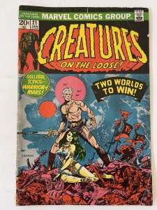 Creatures on the Loose #21 - GD  (1973)