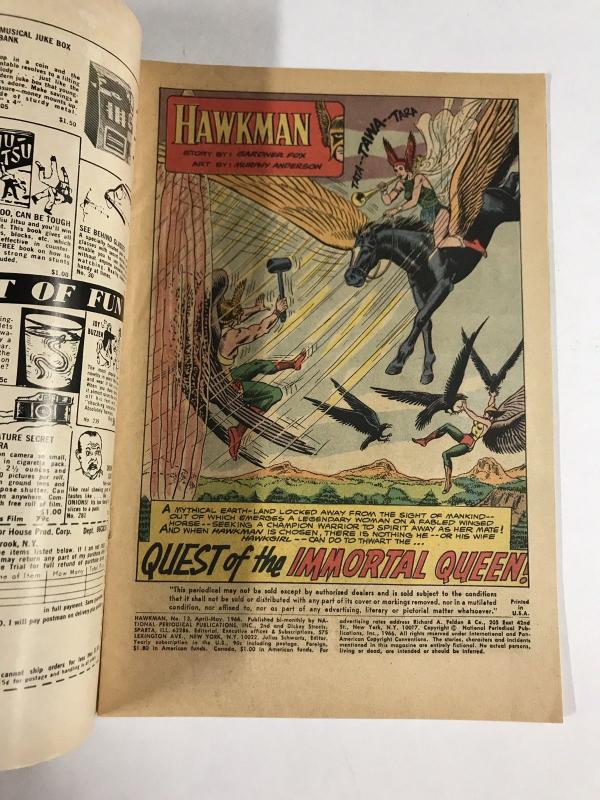 Hawkman 13 4.5 Vg+ Very Good+ Dc Silver Age