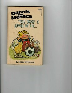 5 Dennis the Menace Books Busybody Teacher's Threat Wanted Short in Saddle +JK17