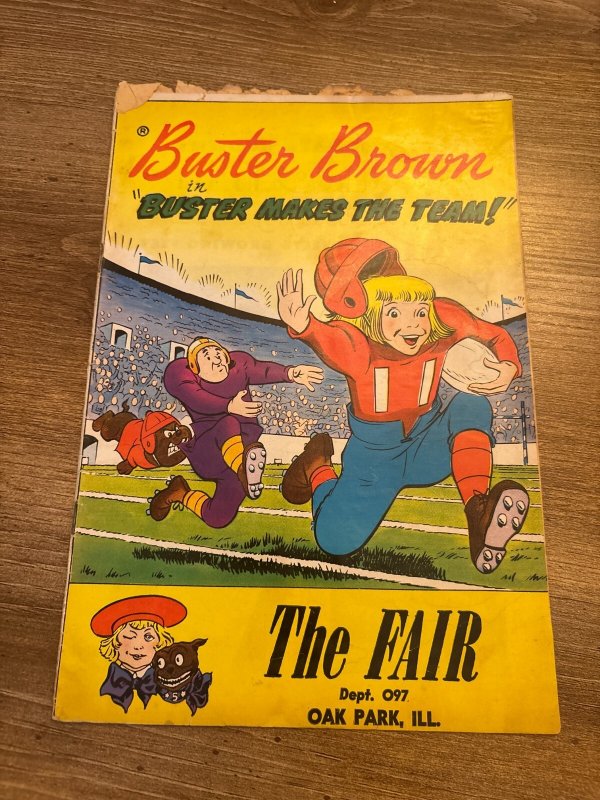 Buster Brown In Buster Makes The Team Shoe Copmany Promo Comic Book VG- 7 J409