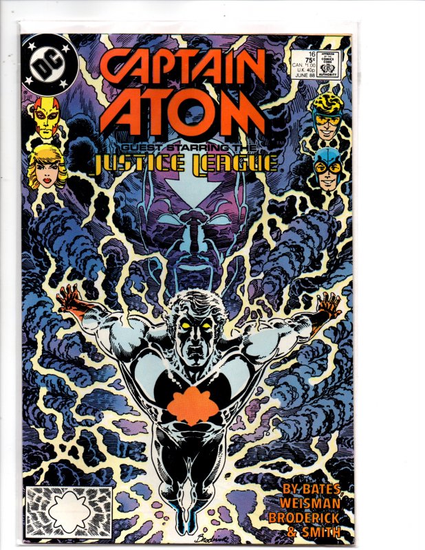 DC Comics Captain Atom #16 Pat Broderick Art Red Tornado, Black Canary