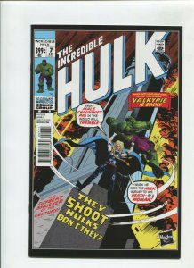 THE INCREDIBLE HULK  #7 (9.2) HASBRO VARIANT HOMAGE COVER!! 1994
