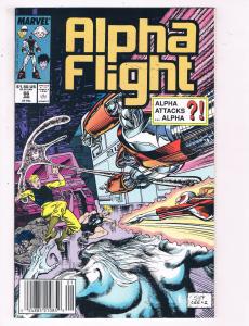 Alpha Flight #66 VF Marvel Comics Comic Book Jan 1989 DE23