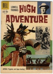 HIGH ADVENTURE (1958-1959 DELL) F.C.1001 VG PHOTOCOVER COMICS BOOK