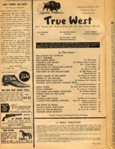 True West Magazine October 1963- Custer's Last Stand