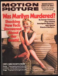 Motion Picture 1/1975-Marilyn Monroe cover -Was Marilyn Murdered?- Cher-Warren