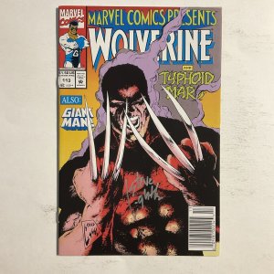 Marvel Comics Presents 113 1992 Signed by Steve Lightle Newsstand Marvel Nm
